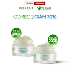 Mặt nạ Rau má & Diếp cá  herbario 30ml sạch mụn vegan mỹ phẩm thuần chay