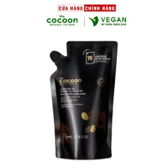 Túi Refill - Tẩy da chết cơ thể cà phê Đắk Lắk Cocoon 200ml VEGAN - mỹ phẩm thuần chay