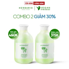 Nước tẩy trang Rau Má & Diếp Cá Herbario 300ml - VEGAN - Mỹ phẩm thuần chay