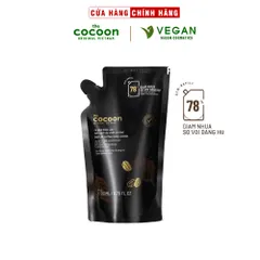 Túi Refill - Tẩy da chết cơ thể cà phê Đắk Lắk Cocoon 200ml VEGAN - mỹ phẩm thuần chay