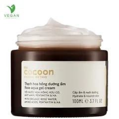 Thạch hoa hồng dưỡng ẩm cocoon 100ml (kem dưỡng ẩm)