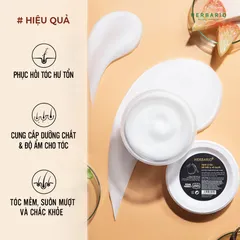 Kem ủ tóc bồ kết & vỏ bưởi herbario 200ml thuần chay