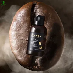 Gel rửa mặt cà phê Đắk Lắk Cocoon cho làn da tươi mới và rạng rỡ 140ml - VEGAN - Mỹ phẩm thuần chay