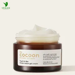 Thạch Bí Đao Cocoon (kem dưỡng ẩm) cấp ẩm và ngừa mụn 30ml VEGAN Mỹ phẩm thuần chay