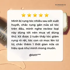 [HÀNG TẶNG KHÔNG BÁN] BẢN NÂNG CẤP - Nước xịt dưỡng tóc Vỏ Bưởi và Bồ Kết Herbario 100ml VEGAN - thuần chay