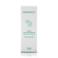 Serum Rau má & Diếp cá herbario 30ml sạch mụn thuần chay