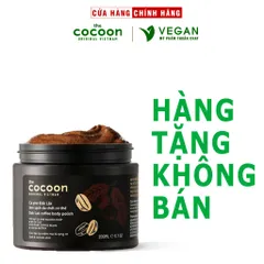 Cà phê Đăk lăk làm sạch da chết cơ thể Cocoon 200ml thuần chay