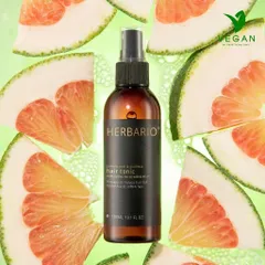 [SVIP] - Nước xịt dưỡng tóc Vỏ Bưởi và Bồ Kết Herbario 100ml (pomelo peel & gleditsia) VEGAN - thuần chay