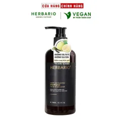 [SVIP] - Dầu gội vỏ bưởi và bồ kết HERBARIO 300ml giảm rụng tóc, phục hồi tóc - VEGAN - Mỹ phẩm thuần chay