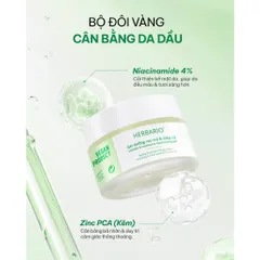 COMBO 2 Gel dưỡng rau má & diếp cá Herbario 30ml thuần chay