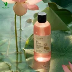Toner Nước cân bằng da Sen Hậu Giang cocoon 500ml thuần chay, cấp ẩm