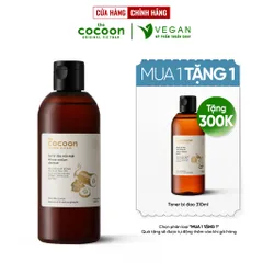 Combo Gel bí đao rửa mặt COCOON 310ml + Toner nước cân bằng da bí đao cocoon 310ml dành cho da dầu & mụn
