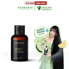 Mini size - Bản Nâng Cấp - Dầu gội vỏ bưởi & bồ kết Herbario 50ml không sunfate không silicon
