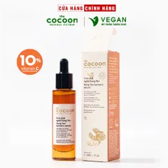 Tinh chất nghệ Hưng Yên 10% Vitamin C cocoon 30ml (turmeric serum) thuần chay