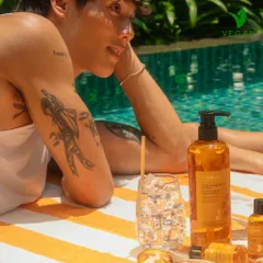 Gel tắm Cocoon đường thốt nốt An Giang 500ml thuần chay sáng mịn