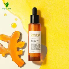 Tinh chất nghệ Hưng Yên 10% Vitamin C cocoon 30ml (turmeric serum) thuần chay