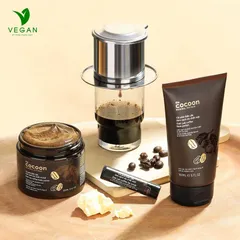 Tẩy tế bào chết VEGAN Thuần Chay COCOON, HERBARIO tẩy sạch da chết cơ thể, mặt, môi