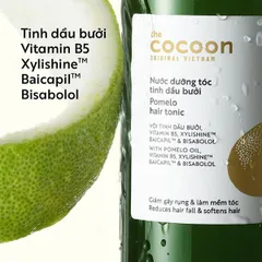 [Hàng tặng không bán] BIGSIZE - BẢN CẢI TIẾN Nước dưỡng tóc tinh dầu bưởi Pomelo Cocoon 310ml
