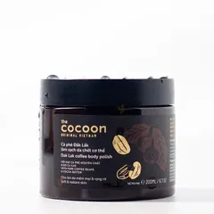 [SVIP] - Cà phê Đắk lắk làm sạch da chết COCOON 200ml HŨ (Dak lak coffee body polish)