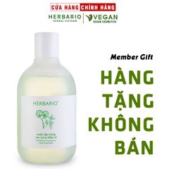 [Hàng tặng không bán] - Nước tẩy trang Rau Má & Diếp Cá Herbario 300ml thuần chay