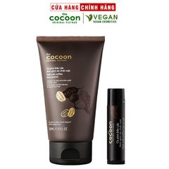 Combo cà phê tẩy da chết da mặt cocoon 150ml + tẩy da chết son môi cocoon 5g