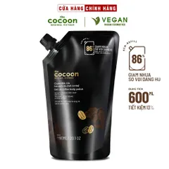 [HÀNG TẶNG KHÔNG BÁN] Big size Cà phê Đắk Lắk body làm sạch da chết cơ thể Cocoon 600ml thuần chay
