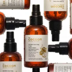 Combo Gel tắm bí đao Cocoon 310ml + Xịt thâm mụn lưng bí đao cocoon 140ml Thuần Chay