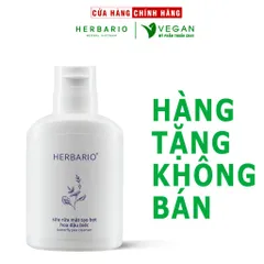 [ HÀNG TẶNG KHÔNG BÁN] Sữa rửa mặt tạo bọt hoa đậu biếc herbario 100ml thuần chay cấp ẩm