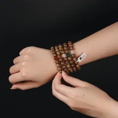 Vòng tay trầm hương VEGAN thuần chay theo mệnh 8mm