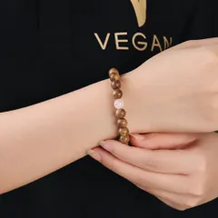 Vòng tay trầm hương VEGAN thuần chay theo mệnh 8mm