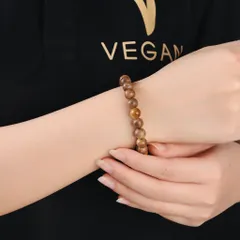 Vòng tay trầm hương VEGAN thuần chay theo mệnh 8mm