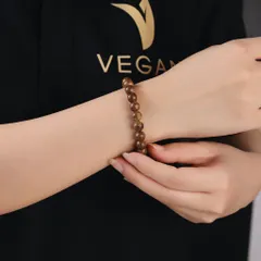 Vòng tay trầm hương VEGAN tròn đơn đủ size cho Nam và Nữ