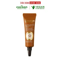Cà phê đắk lắk làm sạch da chết môi cocoon 5g + Sữa kem chống nắng bí đao cocoon 5ml thuần chay