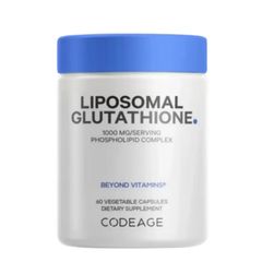 Viên uống Trắng Da - Cải Thiện Sắc Tố Da Codeage Liposomal Glutathione 1000 mg 60 viên - SP Chuẩn Mỹ
