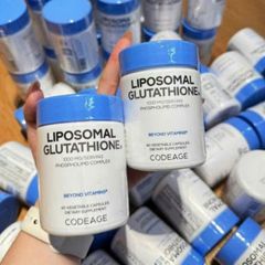 Viên uống Trắng Da - Cải Thiện Sắc Tố Da Codeage Liposomal Glutathione 1000 mg 60 viên - SP Chuẩn Mỹ