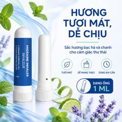 Ống Hít Giảm Đau Đầu Puressentiel Migra Pure - Giải Pháp Nhanh Chóng Với 6 Tinh Dầu Hữu Cơ - Kiểm Soát Cơn Đau Nửa Đầu