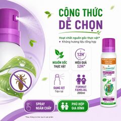 Xịt Ngừa Chấy Puressentiel Répulsif Poux 200ml Pháp, Cho Trẻ Từ 3 Tuổi, Bảo Vệ Đến 24H