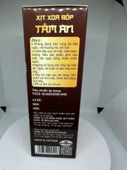 Xịt xoa bóp tâm an dầu xoa xương khớp giảm đau xương đau cổ vai gáy tê bì chân tay thông kinh mạch dang