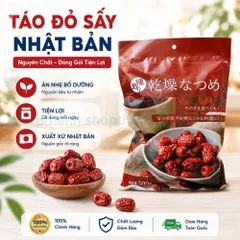 Táo Đỏ Sấy Nhật Bản Natsume 500gr Ăn Vặt Healthy Dễ Dùng Bổ Sung Năng Lượng Hàng Ngày