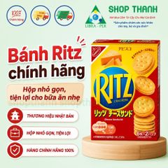 Bánh Ritz Hộp 2 Túi X 6 Bánh Quy Mặn Chính Hãng Tiện Lợi Cho Ăn Nhẹ Và Ăn Vặt Hàng Ngày