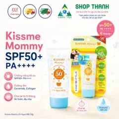 Sữa chống nắng Kissme Mommy SPF50+ PA++++ dưỡng ẩm kháng nước 80 phút cho bé từ 6 tháng 50g
