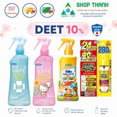 Xịt Chống Muỗi SkinVape Nhật Bản - Xua Đuổi Côn Trùng Hiệu Quả Không Độc Hại Cho Bé Trên 6 Tháng