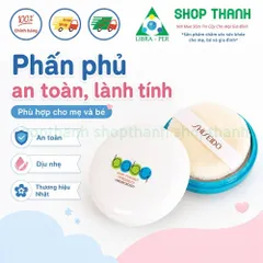 Phấn Rôm Shiseido Baby Powder Pressed Dạng Nén 50g Chống Rôm Sảy Cho Bé Và An Toàn Cho Mẹ Bầu