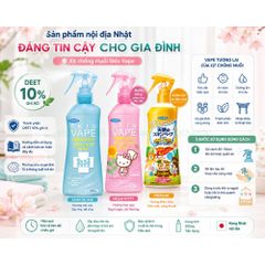 Xịt Chống Muỗi SkinVape Nhật Bản - Xua Đuổi Côn Trùng Hiệu Quả Không Độc Hại Cho Bé Trên 6 Tháng