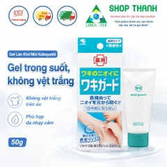 Lăn khử mùi gel trong suốt Kobayashi 50g kiểm soát mồ hôi không vệt trắng phù hợp da nhạy cảm nam nữ