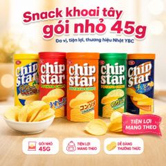 Snack Khoai Tây YBC Chip Star 45g Gói Đa Vị Giòn Ngon Hương Vị Nhật Bản Hút Khách Ăn Vặt