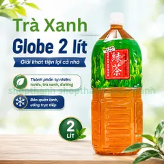 Bộ Đôi Trà Ô Long, Trà Xanh Globe Nhật Bản Chai 2 Lít Giải Khát Tươi Mát Mỗi Mùa Hè Cho Gia Đình
