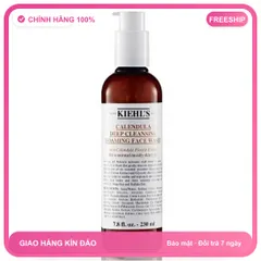 (Đẳng Cấp) [ tester ] Sữa Rửa Mặt Hoa Cúc Kiehl’s Calendula Deep Cleansing Foaming Face Wash 230ml Nội Địa