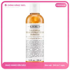 (Đẳng Cấp) [ nobox ] Nước Cân Bằng Hoa Cúc Làm Dịu Da Kiehl's Calendula Herbal Extract Alcohol Free Toner 250ml Cao Cấp