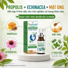 Puressentiel Respiratoire 15ml - Xịt Giảm Ho, Giảm Ngứa Họng, Hỗ Trợ Hô Hấp Tự Nhiên, Sản Phẩm  Từ Pháp